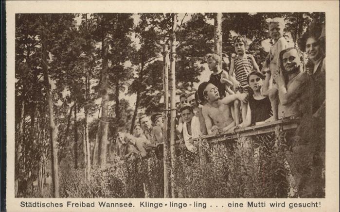 Wannsee Freibad Wannsee Badegäste