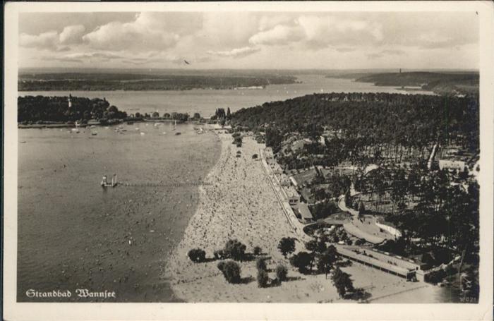 Wannsee Strandbad Wannsee Fliegerfoto