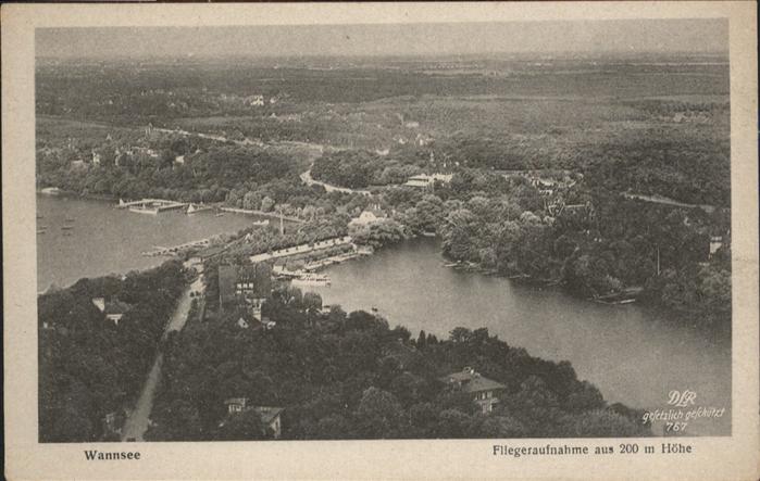 Wannsee Fliegeraufnahme