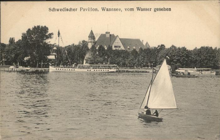 Wannsee Schwedischer Pavillon Boote
