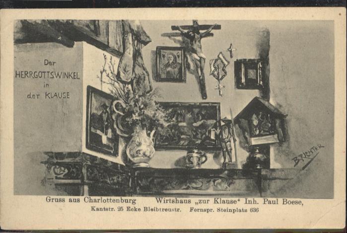 Charlottenburg Zur Klause Hergottswinkel