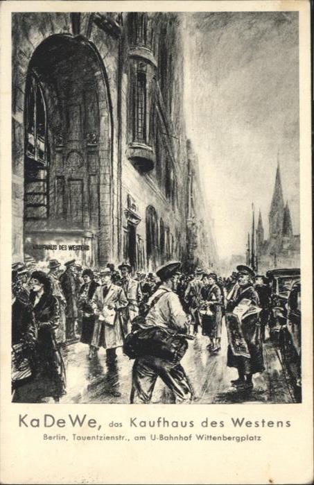 BERLIN  CITY KaDeWe Wittenbergplatz
