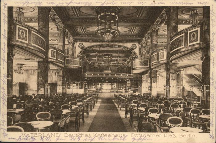 Berlin Vaterland Deutsches Kaffeehaus Potsdame