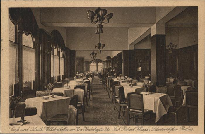 BERLIN  CITY Wilhelmshallen am Zoo Cafe