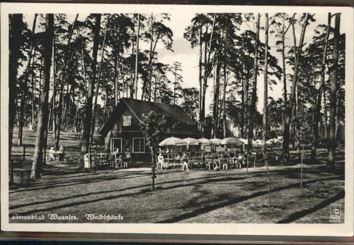 Wannsee Strandbad Wannsee Waldschänke