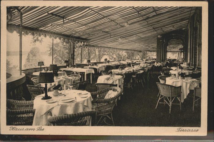 Wannsee Haus am See Terrasse