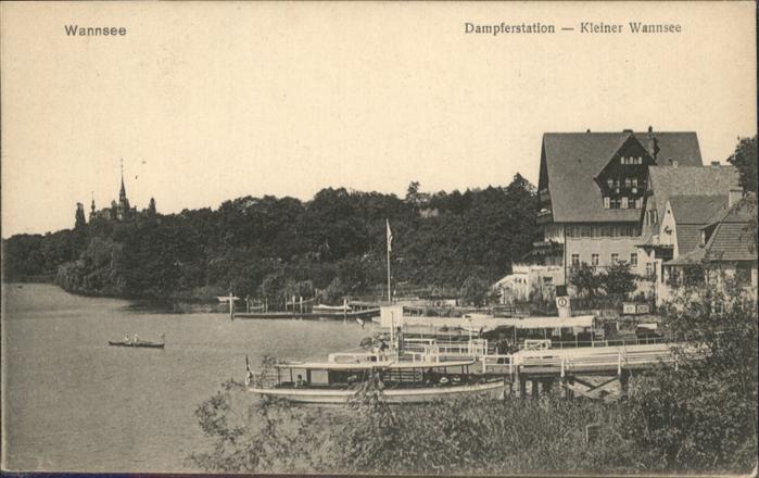 Wannsee Dampferstation Kleiner Wannsee