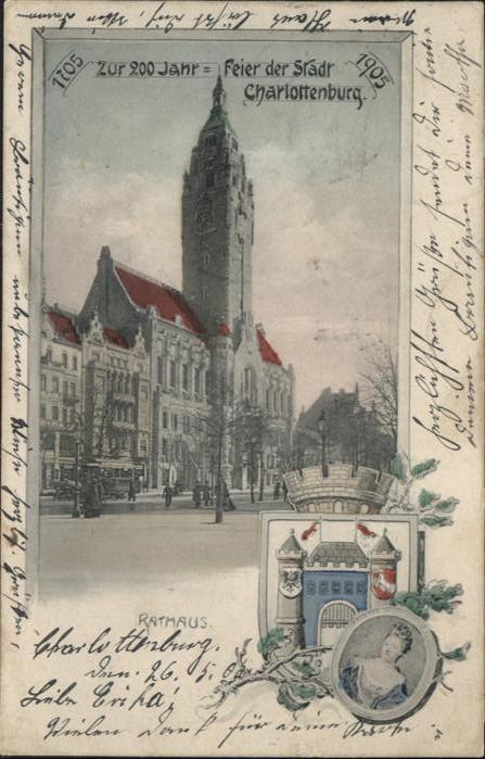 Charlottenburg 200 Jahr-Feier Rathaus