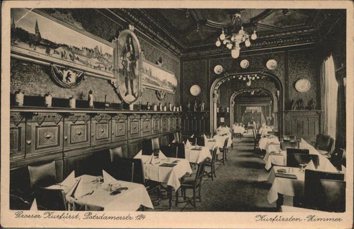 BERLIN  CITY Grosser Kurfuerst Kurfuersten-Zimmer