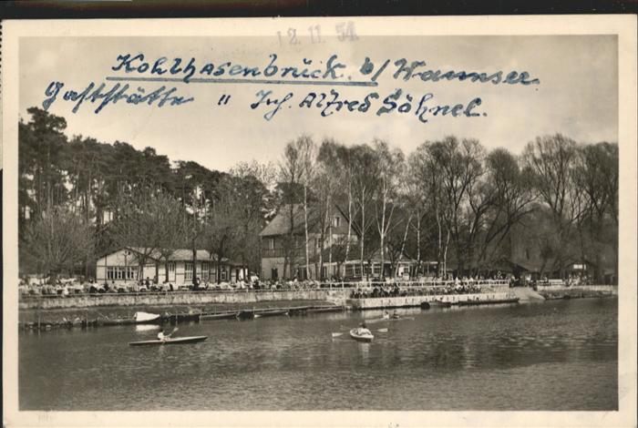 Wannsee Gaststätte Kohlhasenbrück
