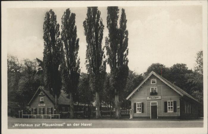Wannsee Wirtshaus zur Pfaueninsel