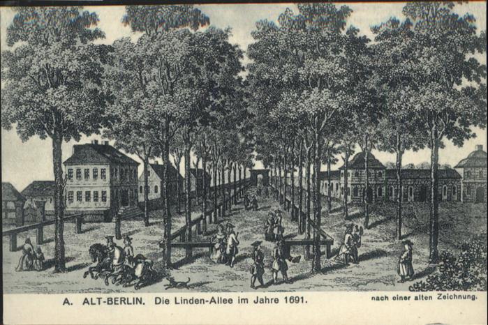 BERLIN  CITY Alt-Berlin Linden-Allee 1691