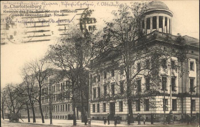 Charlottenburg Kaserne Königin Elisabeth