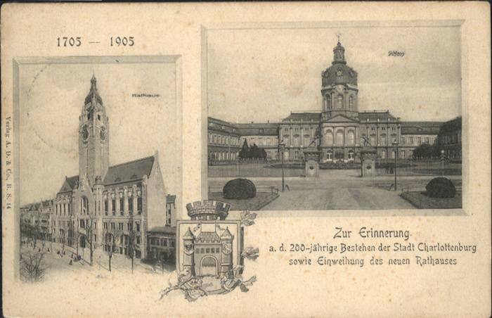 Charlottenburg Rathaus Schloss