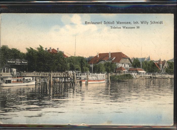 Wannsee Restaurant Schloß Wannsee