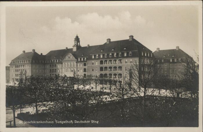 Tempelhof Berlin St Josefs Krankenhaus Deutscher Ring