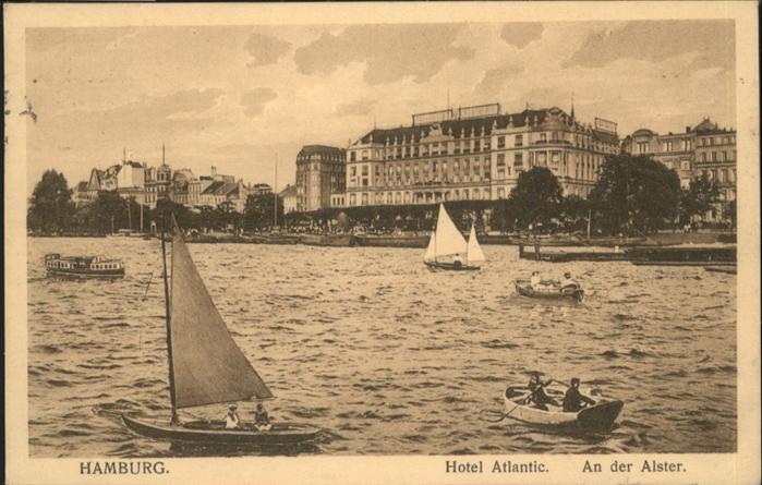 HAMBURG  CITY Hotel Atlantic Schiff Alster
