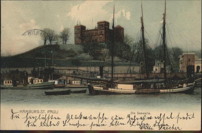 St Pauli Seewarte Schiff