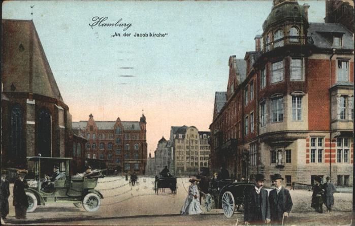 HAMBURG CITY Jacobi Kirche Kutsche