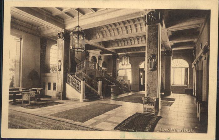 HAMBURG  CITY Hotel Atlantic Das Vestibul