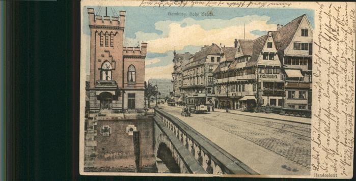 Hamburg Hohe Brücke Strassenbahn