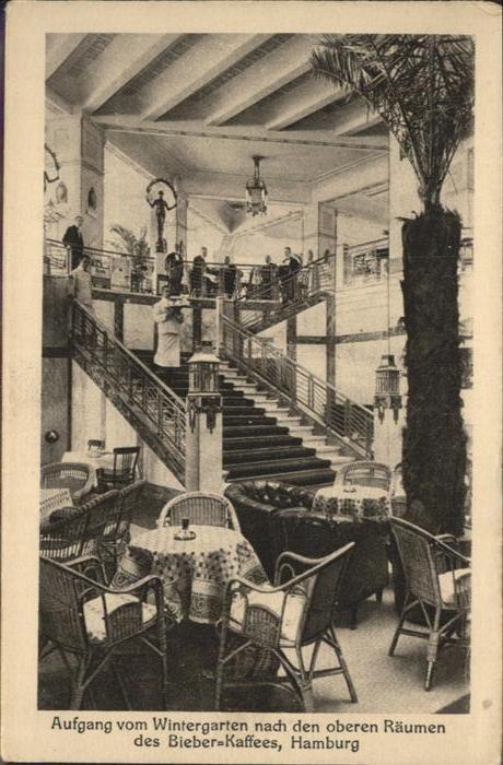 HAMBURG  CITY Wintergarten Bieber Kaffees