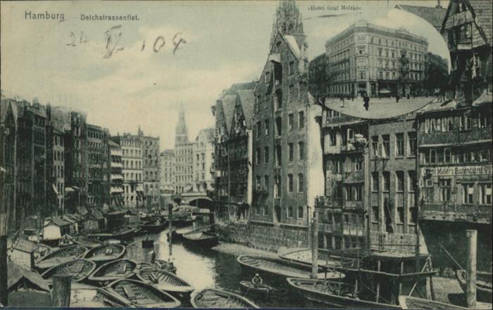 Hamburg Deichstrassenflet Schiff