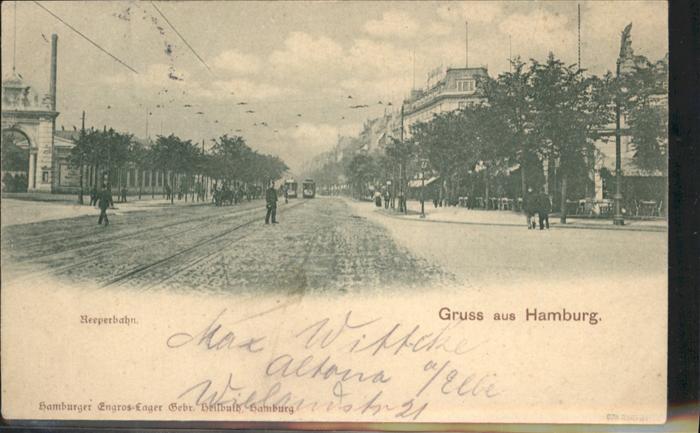 Hamburg Reeperbahn Strassenbahn