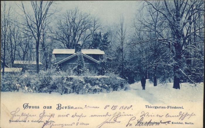 Berlin Thiergarten Försterei