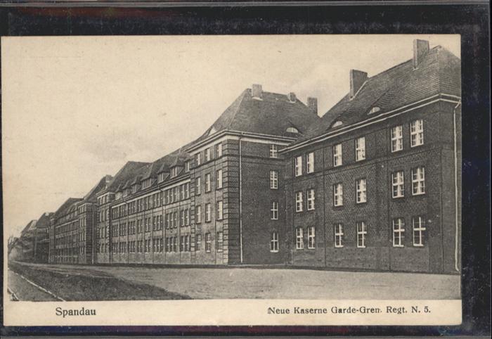 Spandau Kaserne Regt N5