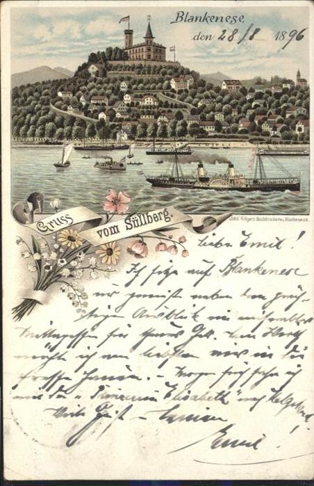 Blankenese Hamburg Süllberg Schiff