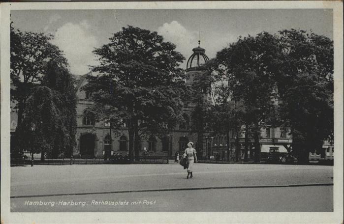 Harburg Hamburg Rathausplatz Post