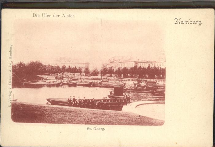 Hamburg Ufer der Alster