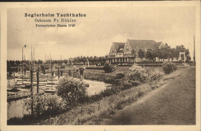 HAMBURG  CITY Seglerheim Yachthafen