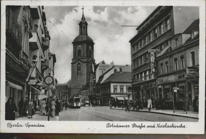 Spandau Potsdamer Strasse Nicolai Kirche Strass
