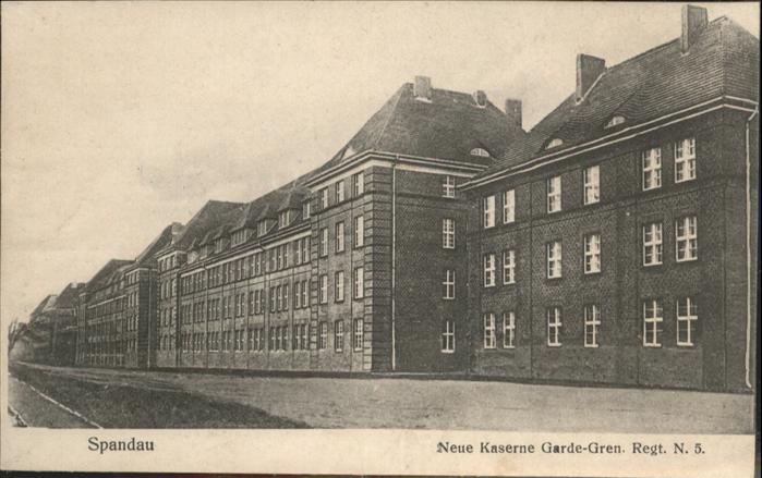 Spandau Kaserne Regt N5