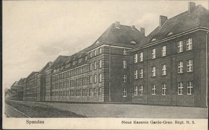 Spandau Kaserne Regt N5