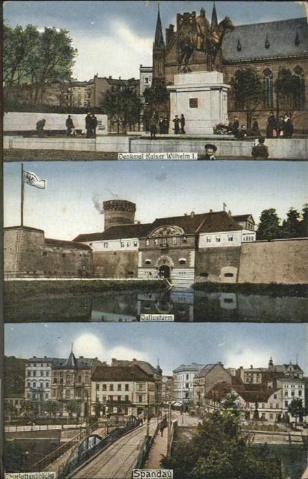 Spandau Charlottenbrücke Juliusturm Denkmal Kai