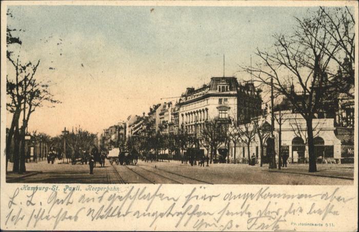 Hamburg St Pauli Reeperbahn Kutsche