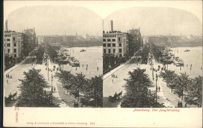 Hamburg Jungfernstieg Kutsche