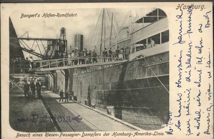 Hamburg Bangerts Hafen Rundfahrt