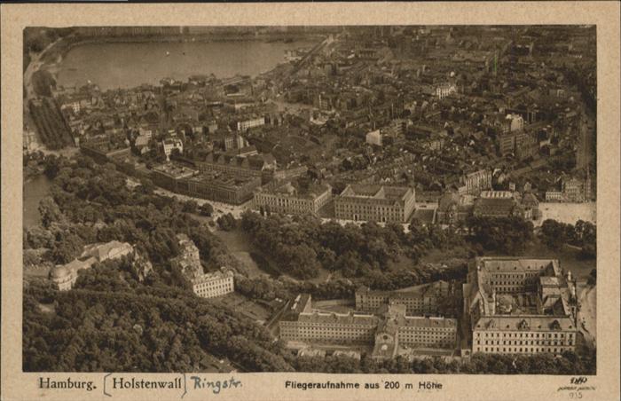 HAMBURG  CITY Holstenwall Fliegeraufnahme