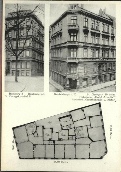 HAMBURG  CITY Rautenbergstrasse St Georgskirchhof