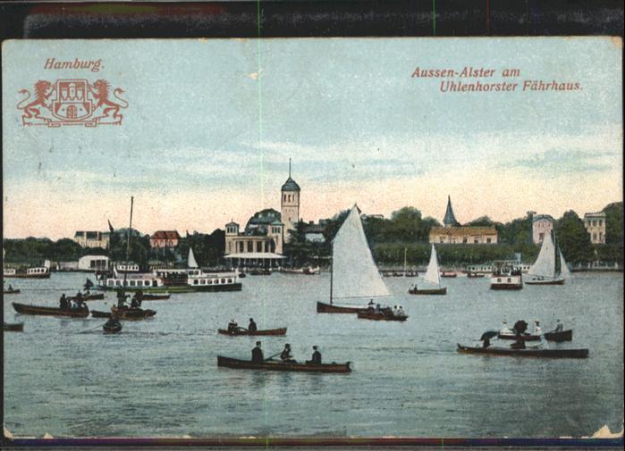 HAMBURG  CITY Aussen-Alster
Uhlenhorster Faehrhaus