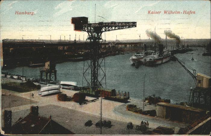 HAMBURG  CITY Kaiser-Wilhelm-Hafen