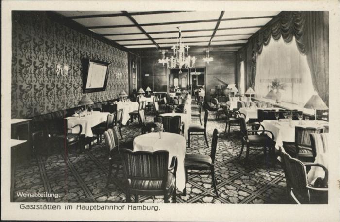 Hamburg Hauptbahnhof
Gaststätten
Weinabteilun