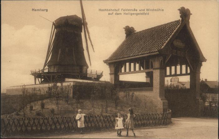 Hamburg Hochbahnhof
Feldstraße
Windmühle
Hei