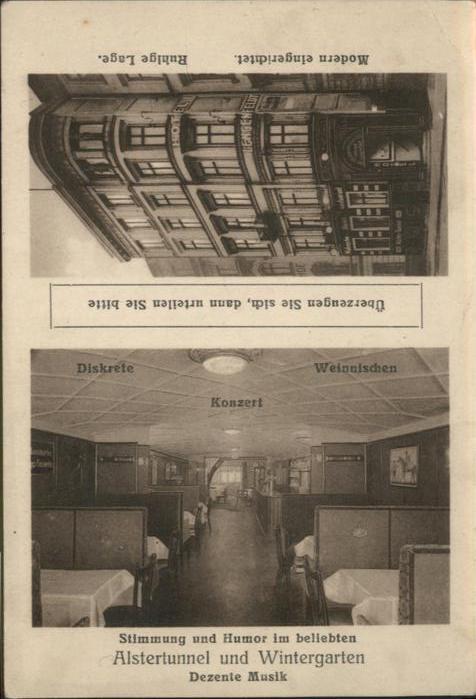 Hamburg Alstertunnel 
Wintergartten