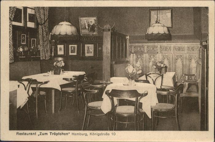 Hamburg Restaurant zum Tröpfchen