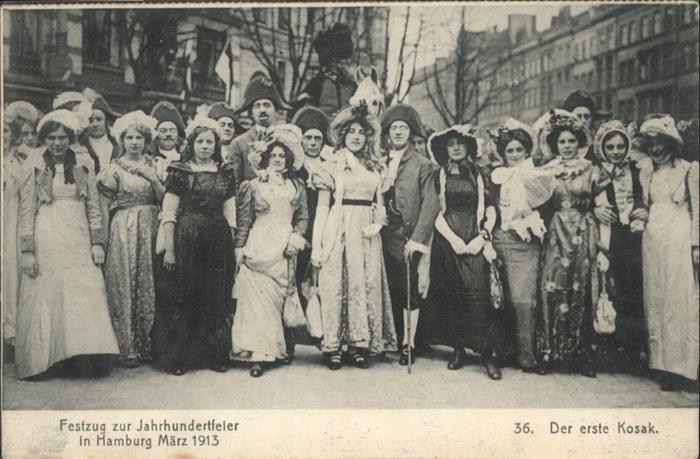 Hamburg Festzug 
Jahrhundertfeier 1913
36. De